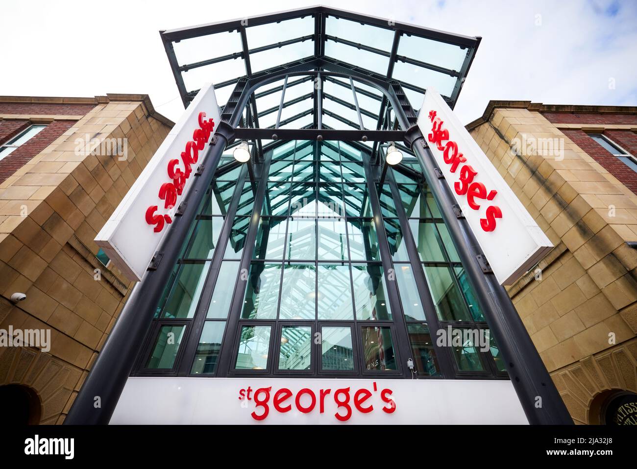 Preston in Lancashire, centro commerciale St Georges nel centro della città Foto Stock