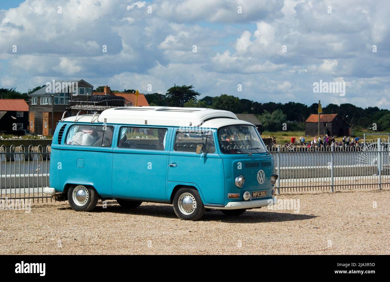 VW Camper a Southwold Foto Stock