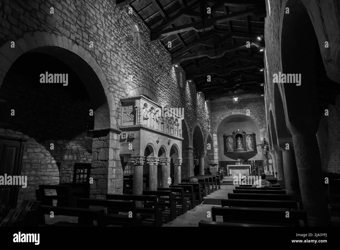 Roccavivara, Molise. Santuario della Madonna di Canneto Foto Stock