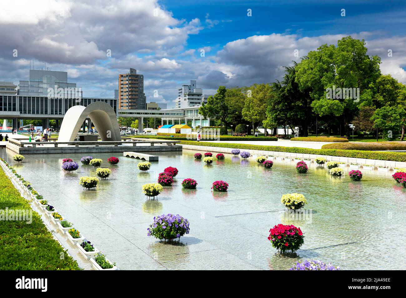 Giappone. Hiroshima. Peace Memorial Park Foto Stock