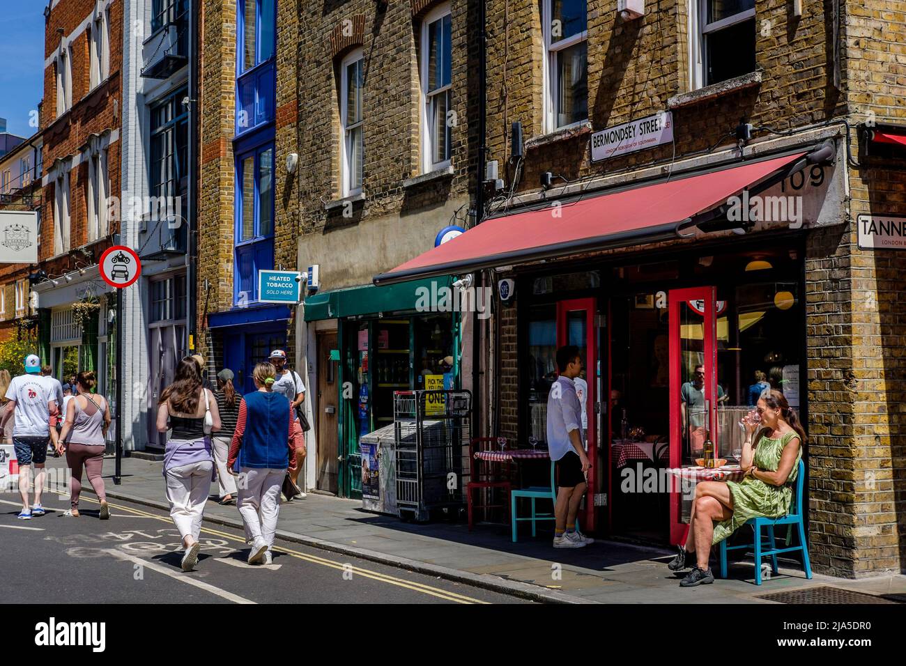 Bermondsey Street, Londra SE1, Regno Unito Foto Stock