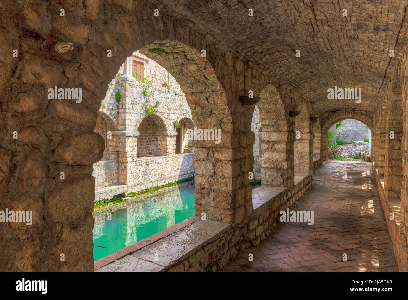 Casa di Petar Hektorovic a Stari Grad, Hvar, Dalmazia, Croazia, Europa Foto Stock