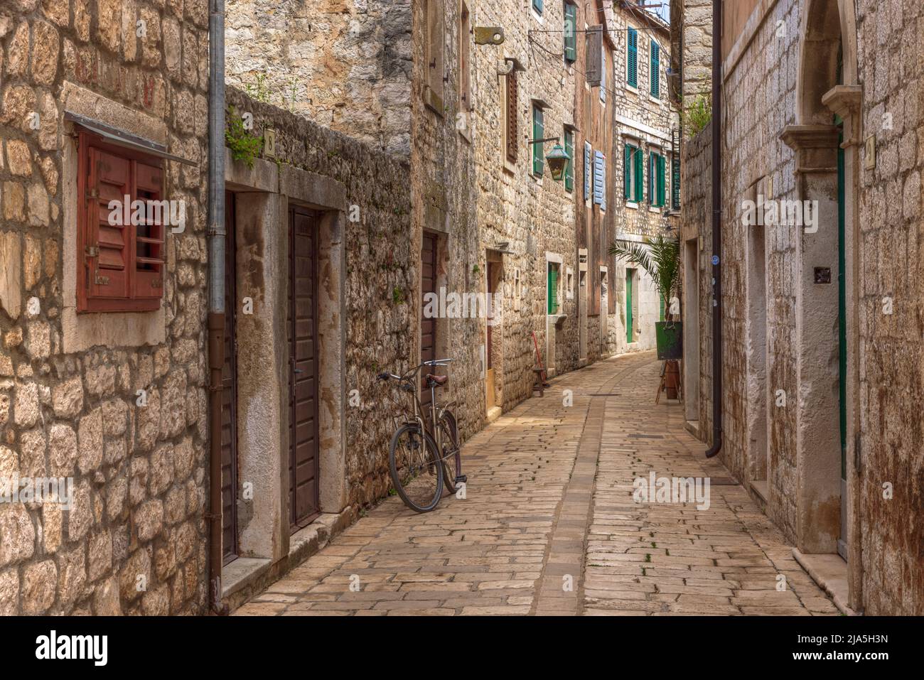 Stari Grad, Hvar, Dalmazia, Croazia, Europa Foto Stock