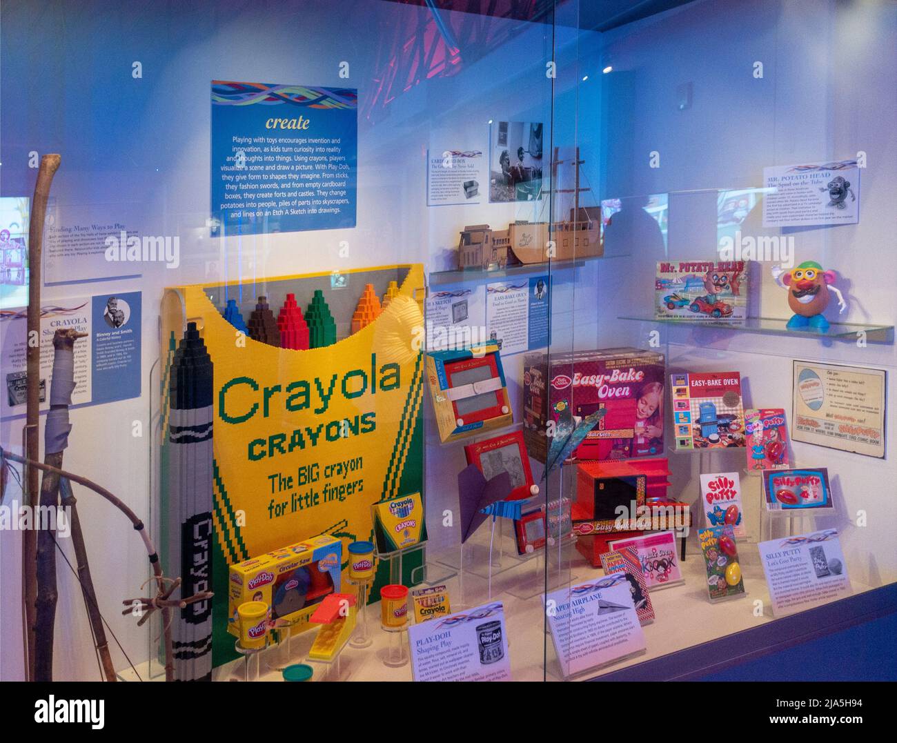 The strong Museum of Play Rochester New York Foto Stock