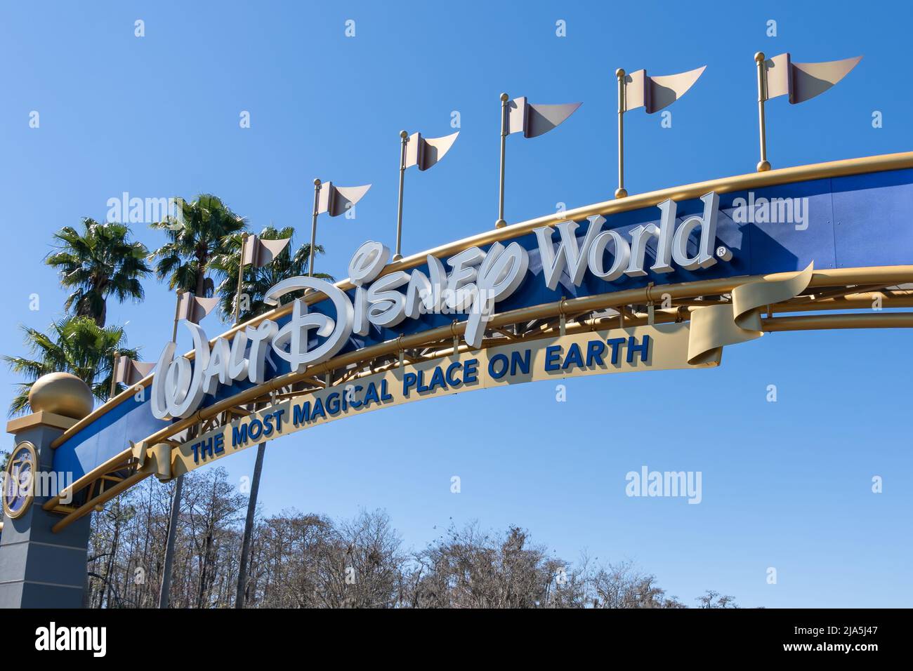 Walt Disney World è un ingresso Foto Stock