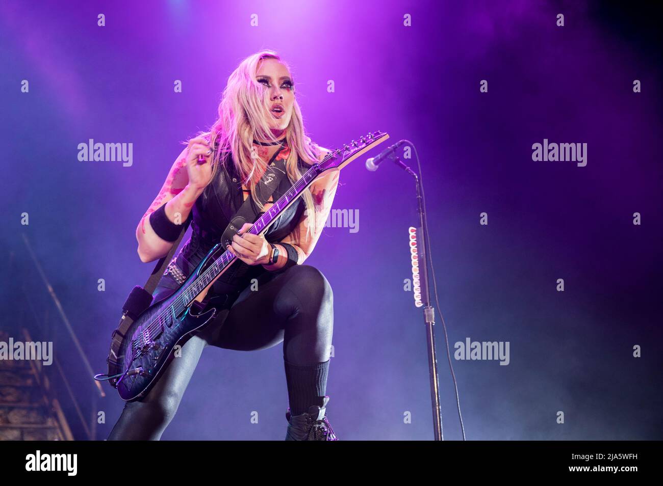 Manchester, Regno Unito. 27th maggio 2022. Alice Cooper suona alla AO Arena di Manchester. 2022-05-27. Credit: Gary Mather/Alamy Live News Foto Stock Manchester, Regno Unito. 27th maggio 2022. Alice Cooper suona alla AO Arena di Manchester. 2022-05-27. Credit: Gary Mather/Alamy Live News Foto Stock