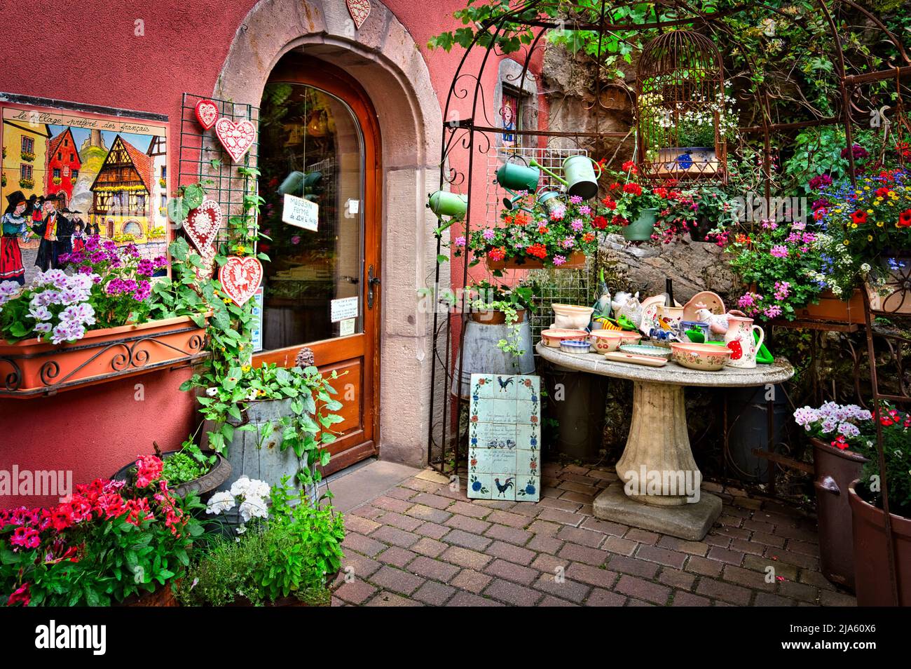 Kaysersberg - Alsazia Francia Foto Stock