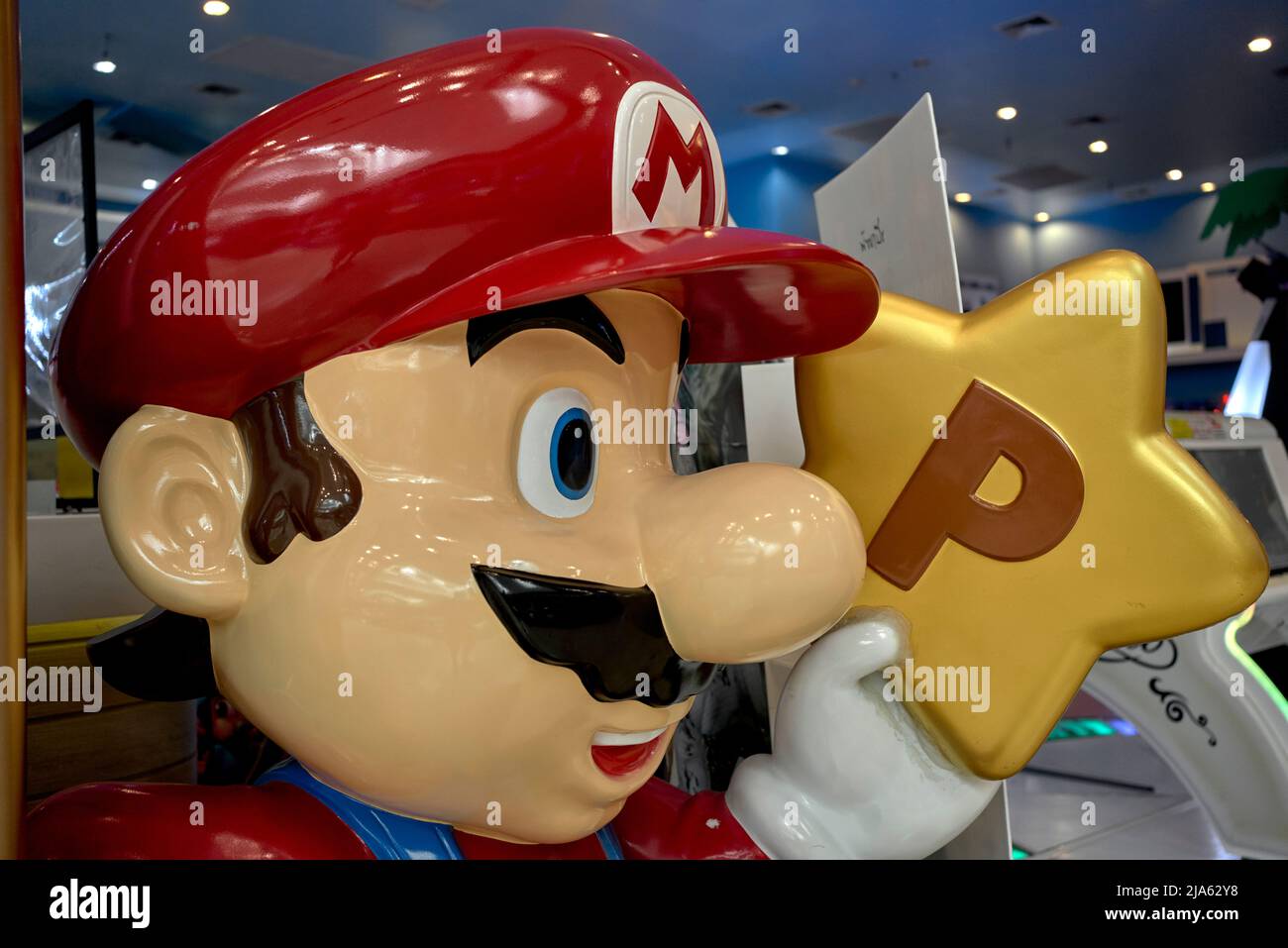 Personaggio del videogioco Super Mario Foto Stock
