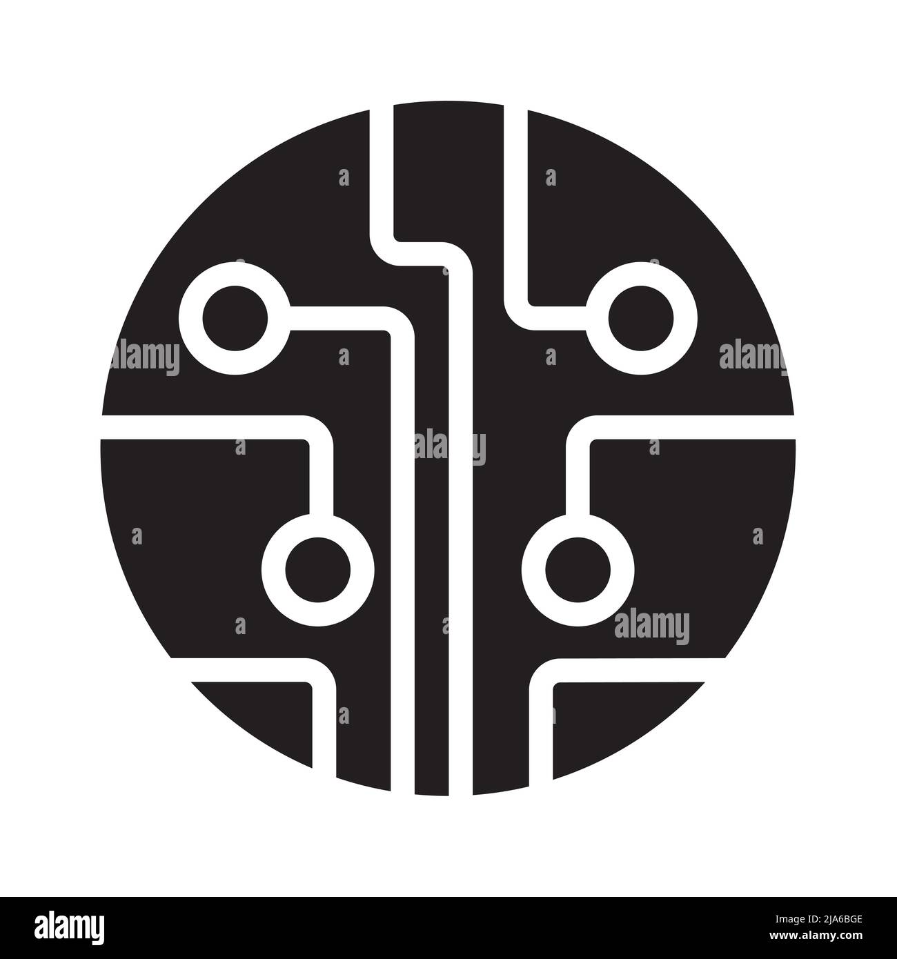 Scheda a circuito stampato, tecnologia icona vettore. Per il vostro web site design, logo, app, UI. Illustrazione Vettoriale Illustrazione Vettoriale