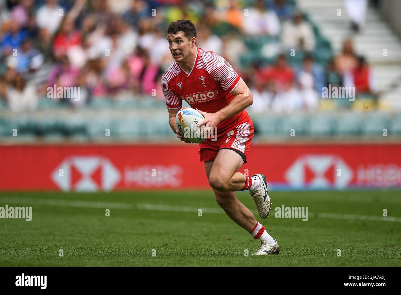 Owen Jenkins del Galles, in azione durante il gioco Foto Stock