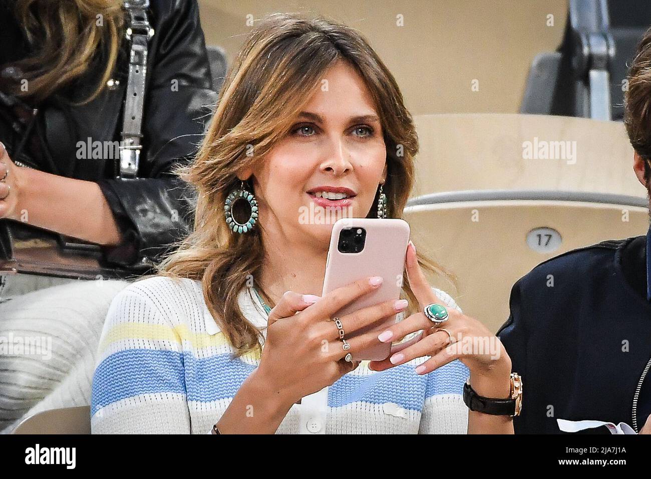 Parigi, Francia, Francia. 26th maggio 2022. Ophelie MEUNIER durante il quinto giorno di Roland-Garros 2022, French Open 2022, torneo di tennis Grand Slam allo stadio Roland-Garros il 26 maggio 2022 a Parigi, Francia. (Credit Image: © Matthieu Mirville/ZUMA Press Wire) Foto Stock