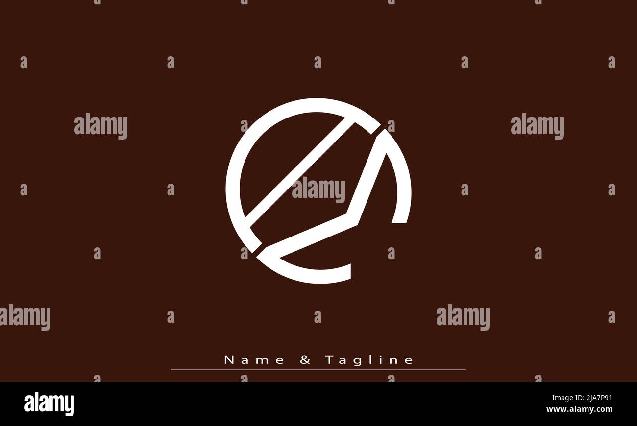 Lettere alfabetiche iniziali logo monogramma AM, ma Illustrazione Vettoriale