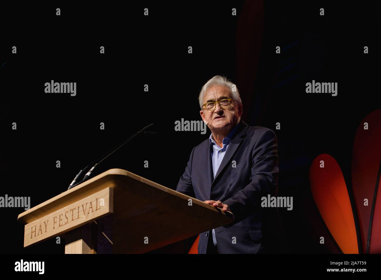 Hay-on-Wye, Galles, Regno Unito. 28th maggio 2022. Anthony Beevor all'Hay Festival 2022, Galles. Credito: Sam Hardwick Foto Stock