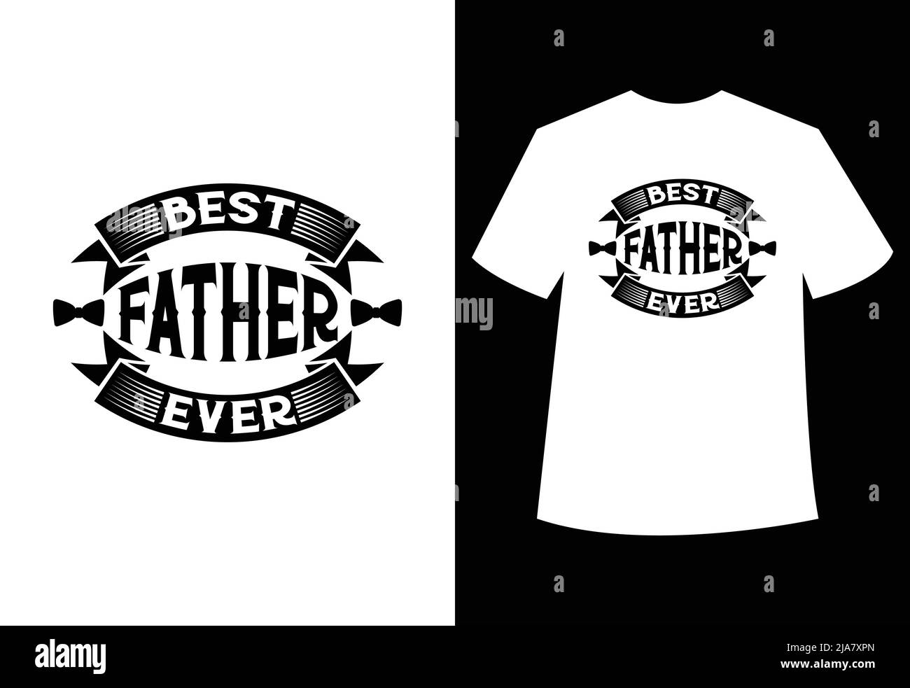 Il disegno della t-shirt del padre di citazione del vettore tipografico del padre del migliore Padre mai. Buon giorno dei padri Illustrazione Vettoriale