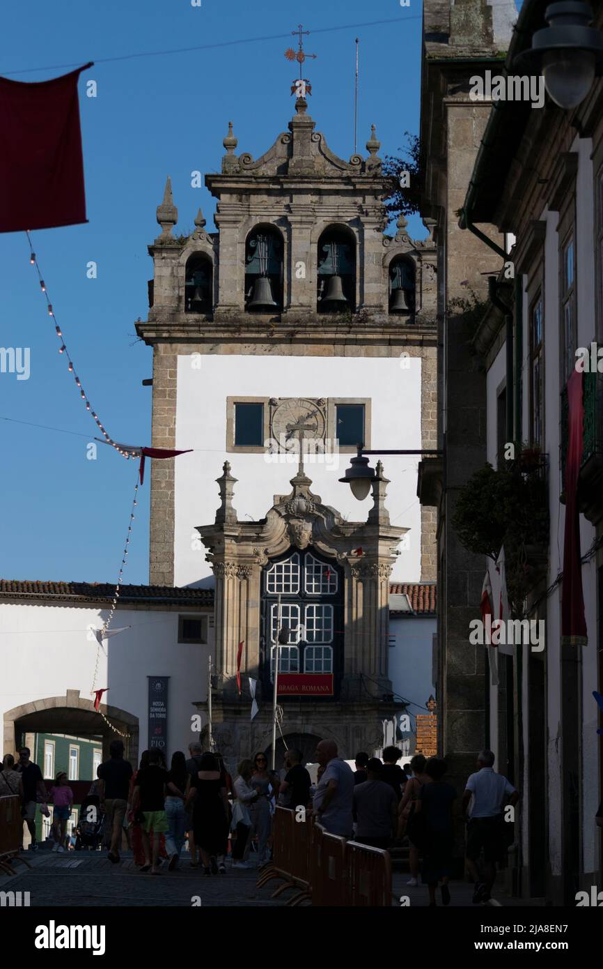 Museu Pio XII nella città di Braga Portogallo. Situato nel cuore della città, mostra una delle collezioni più rilevanti di religione archeologica Foto Stock