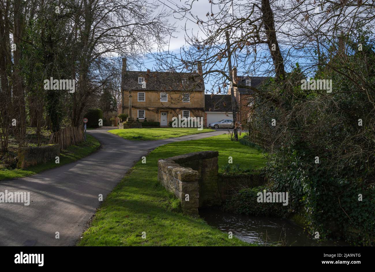 Villaggio di Childwickham, Worcestershire, Inghilterra. Foto Stock