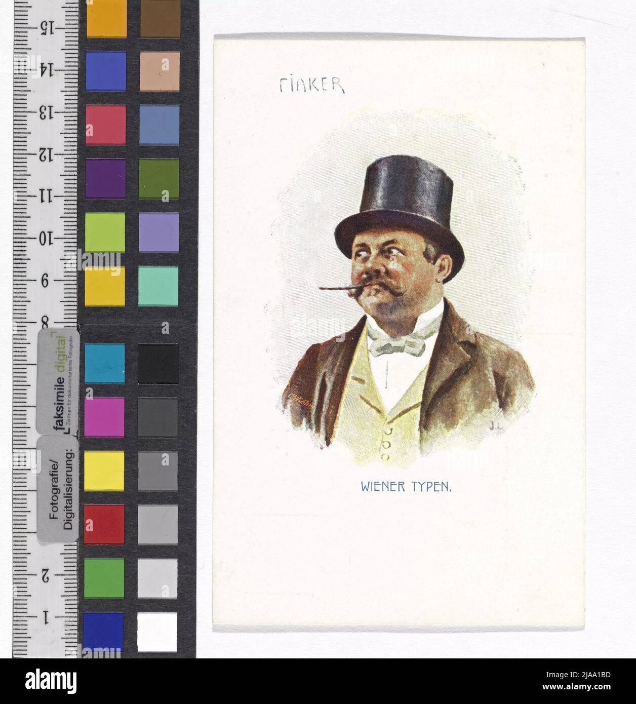 Wiener Typen - Fiaker'. Brüder Kohn KG (B. K. W. I.), casa editrice Foto Stock