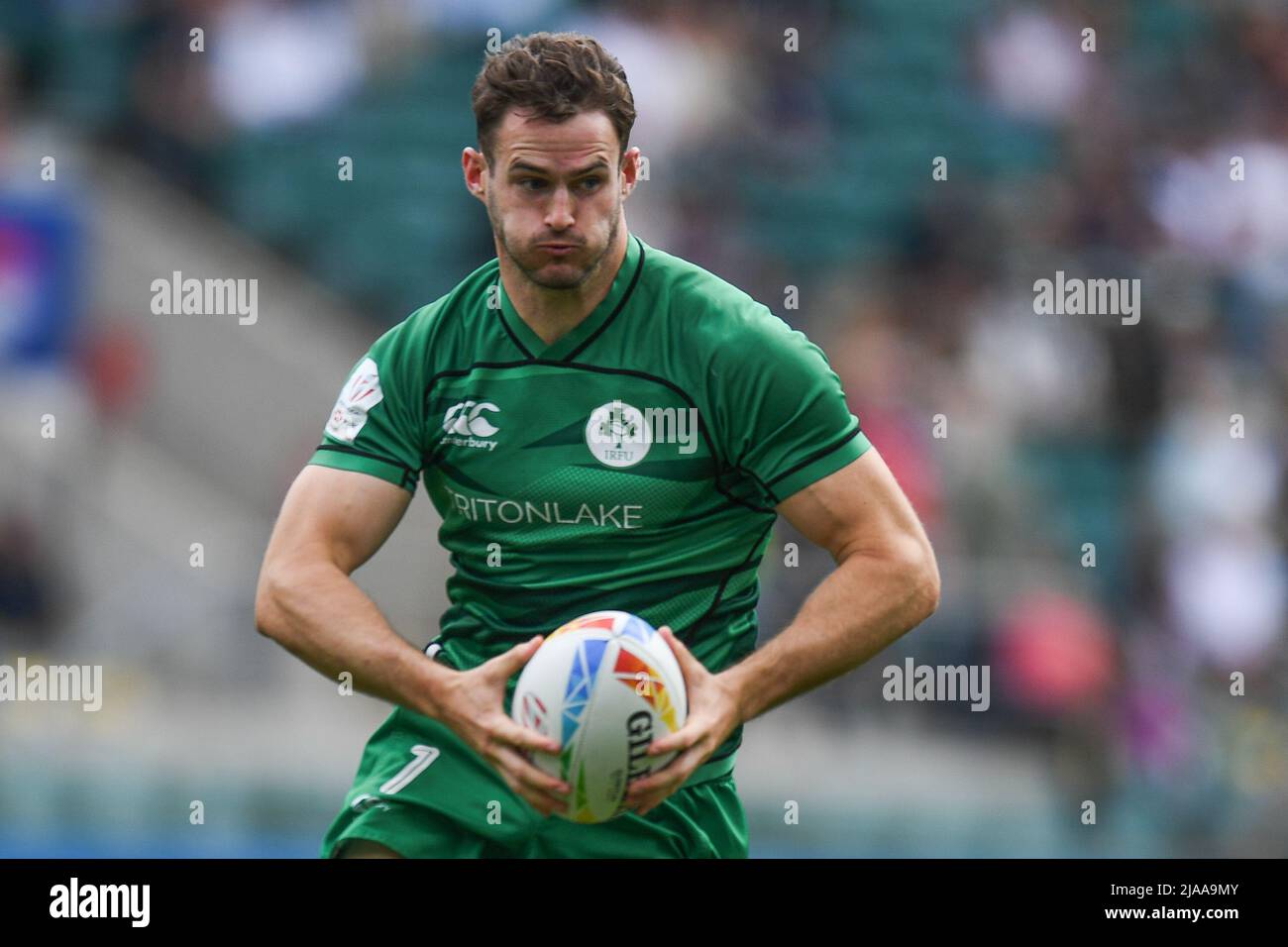 Jack Kelly d'Irlanda, in azione durante il gioco Foto Stock