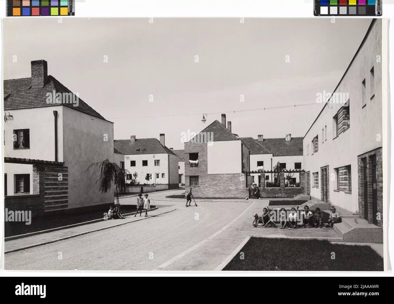 13., Ranzenhofergasse 23-48 - insediamento di Lockenwiese. Martin Gerlach jun. (1879-1944), fotografo, Karl Schartelmüller (1884-1947), architetto Foto Stock