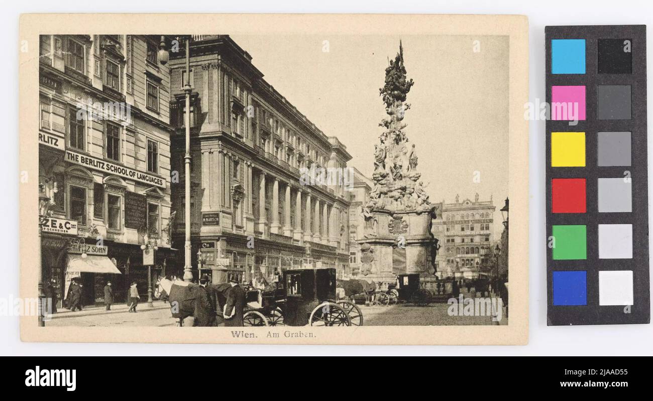 Vienna. Am Graben .. Brüder Kohn KG (B. K. W. I.), PRODUTTORE Foto Stock