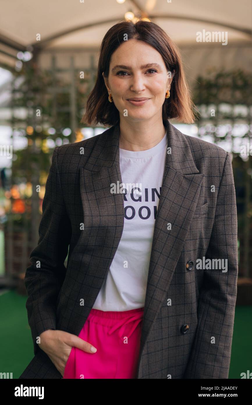 Hay-on-Wye, Galles, Regno Unito. 29th maggio 2022. Ritratto di Elizabeth Day al Festival di Hay 2022, Galles. Credit: Sam Hardwick/Alamy. Foto Stock