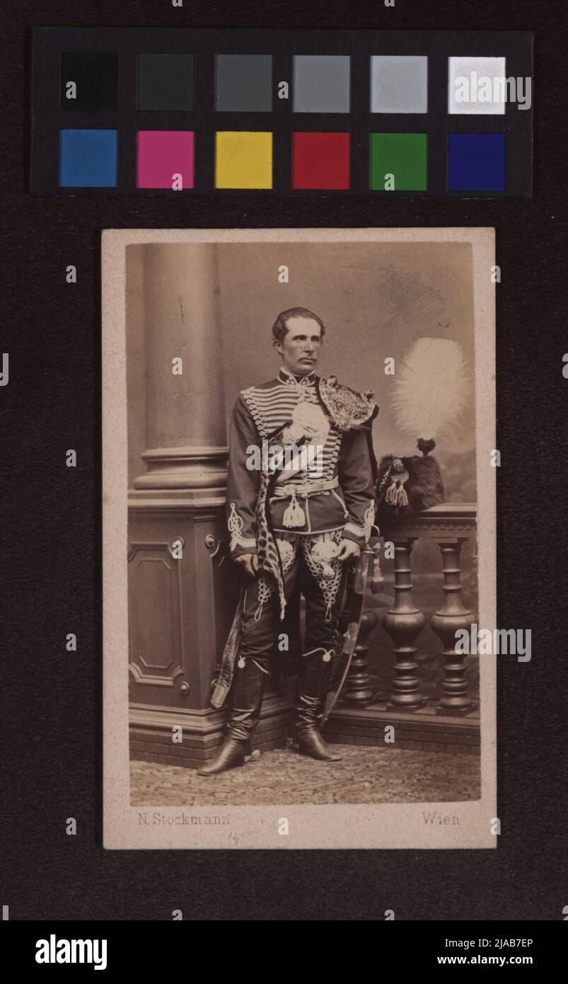 Persona sconosciuta. Nicolaus Stockmann (1830-1905), fotografo Foto Stock