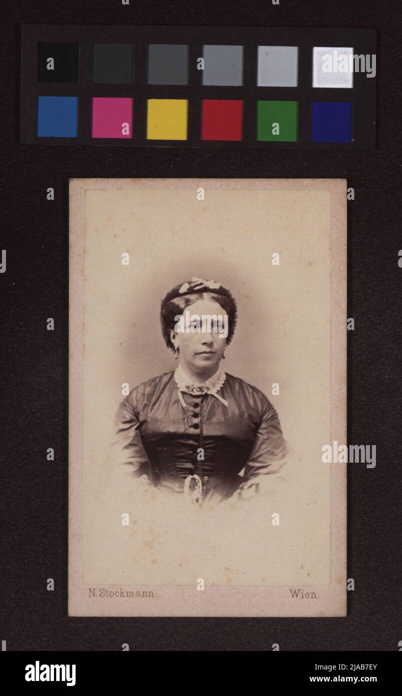 Persona sconosciuta. Nicolaus Stockmann (1830-1905), fotografo Foto Stock