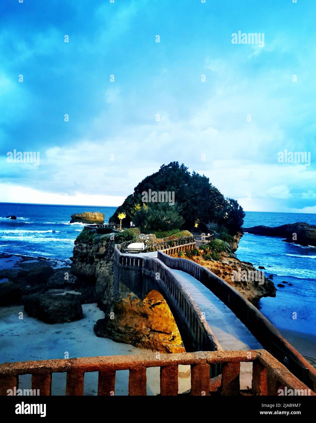 Biarritz come in un dipinto Foto Stock