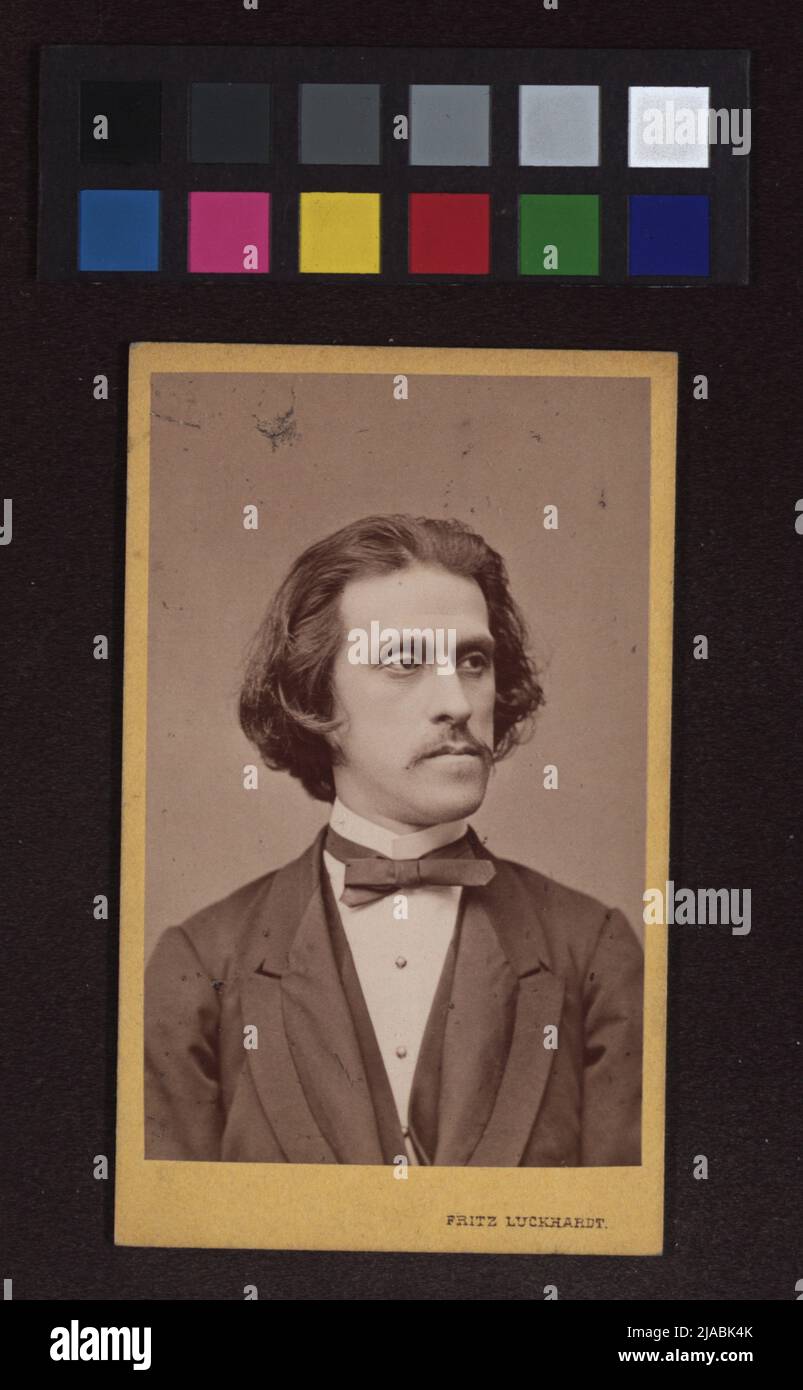 Josef Strauß (1827 - 1870), compositore, Kapellmeister. Fritz Luckhardt (1843-1894), fotografo Foto Stock