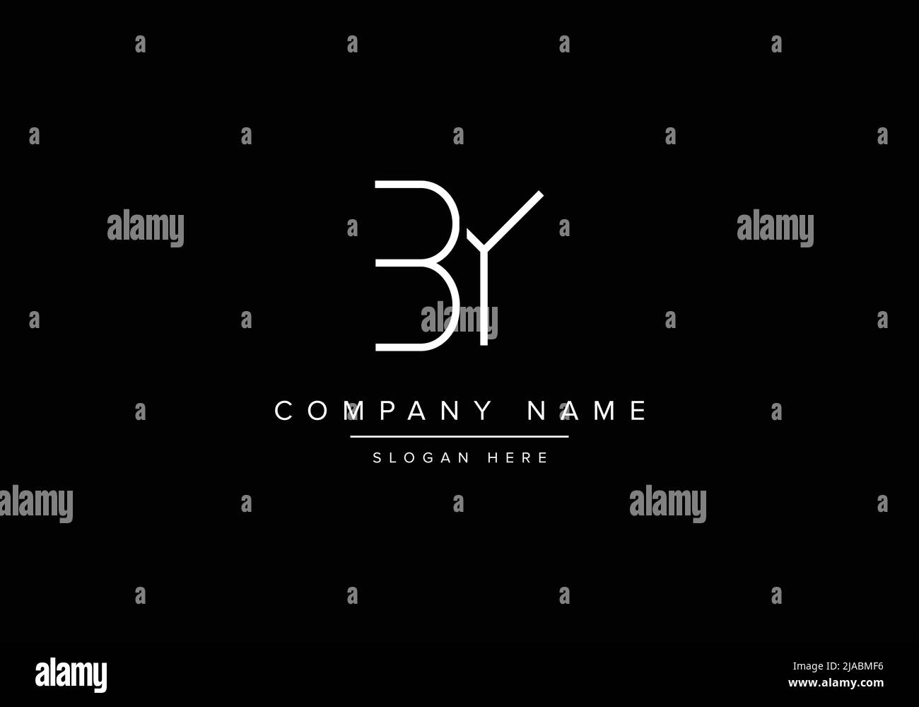 Lettera alfabetica logo icona monogramma DA Illustrazione Vettoriale