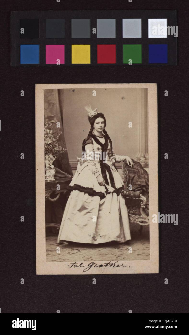 Grottger (). Ludwig Angerer (1827-1879), fotografo Foto Stock