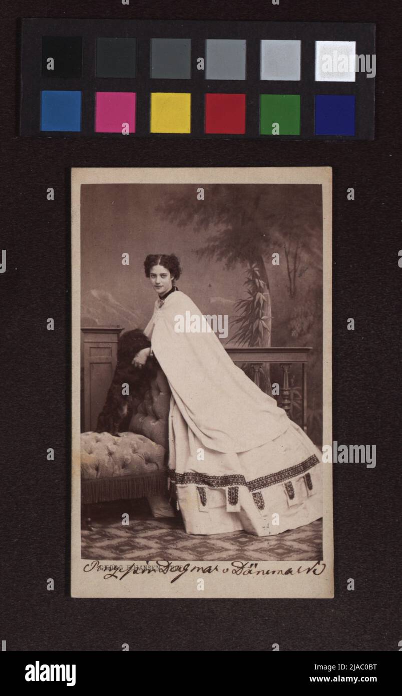 Principessa Dagmar von Danimarca. Georg Emil Hansen (1833-1891), fotografo Foto Stock