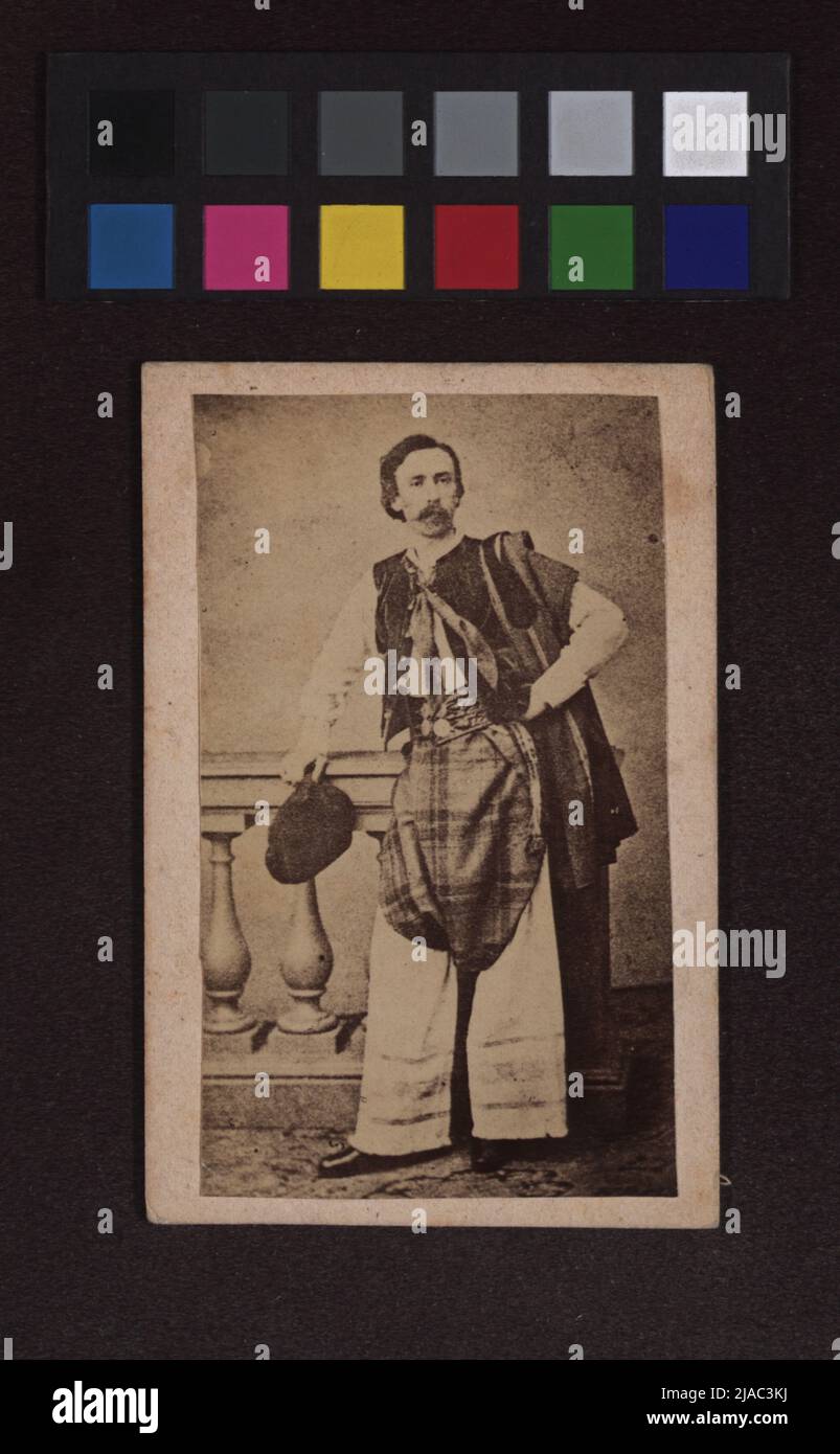 Uomo sconosciuto. Sconosciuto, fotografo Foto Stock