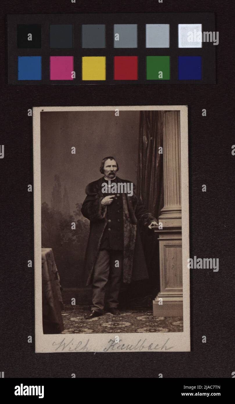 Wilhelm Kaulbach (1805-1874), ritratto e pittore di storia. Sconosciuto, fotografo Foto Stock