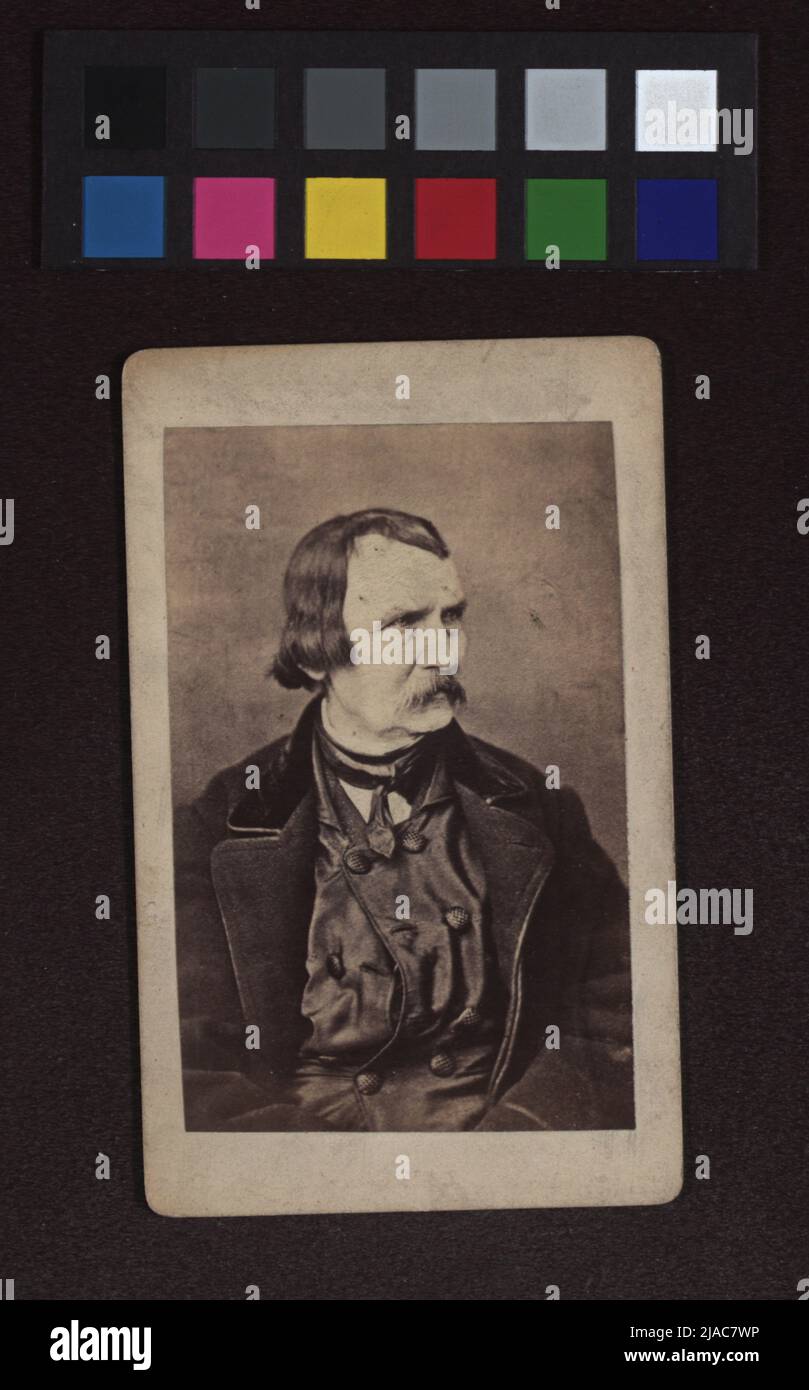 Wilhelm Kaulbach (1805-1874), ritratto e pittore di storia. Sconosciuto, fotografo Foto Stock