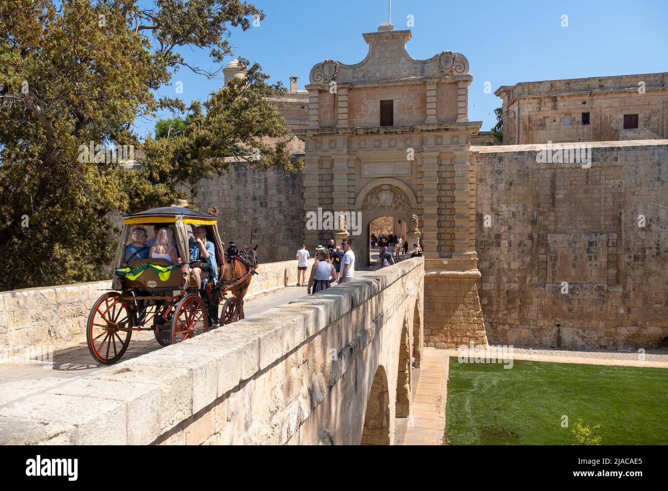 Porta della città, Mdina, Malta Foto Stock