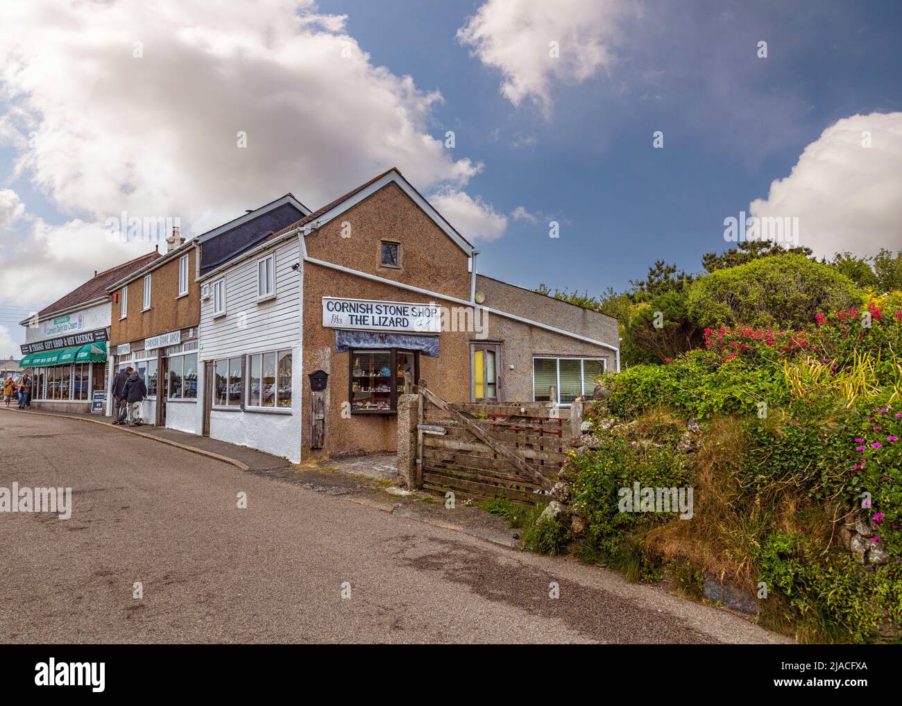 Negozi locali nel Lizard, Helston, Cornovaglia. Foto Stock