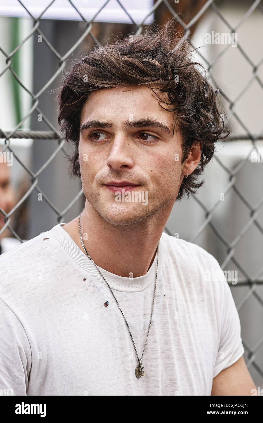 Jacob Elordi durante il Gran Premio di Monaco di Formula 1 2022, 7th round del Campionato del mondo di Formula uno FIA 2022, sul circuito di Monaco, dal 27 al 29 maggio 2022 a Monte-Carlo, Monaco - Foto: Xavi Bonilla / DPPI/DPPI/LiveMedia Foto Stock