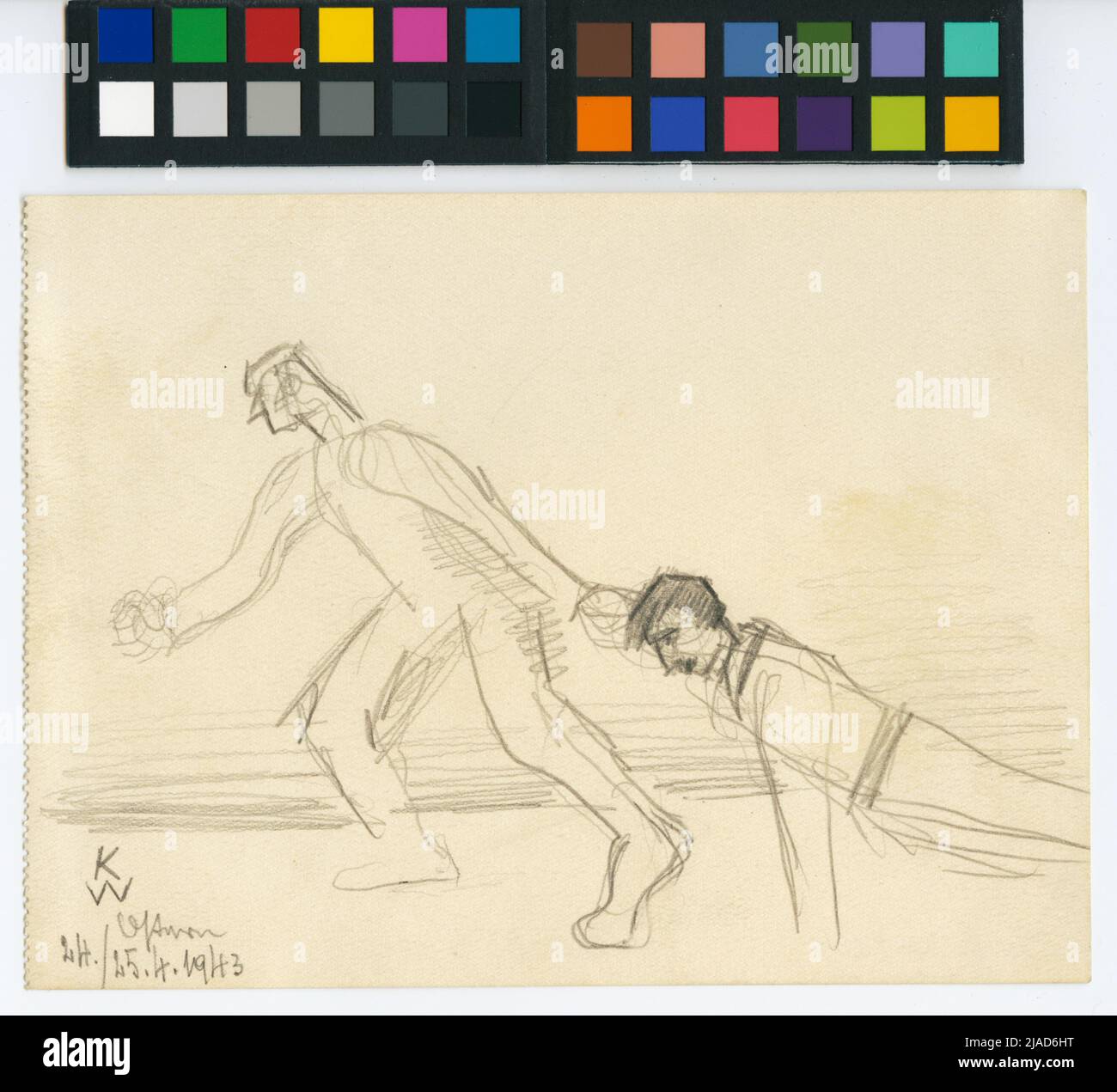 Senza titolo. Karl Wiener (1901-1949), artista Foto Stock