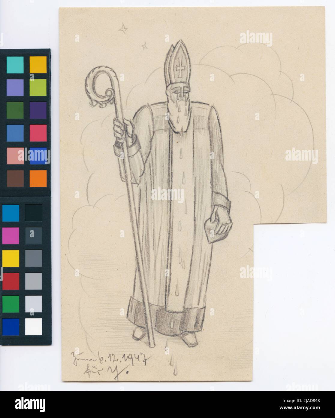 San Nicola. Karl Wiener (1901-1949), artista Foto Stock