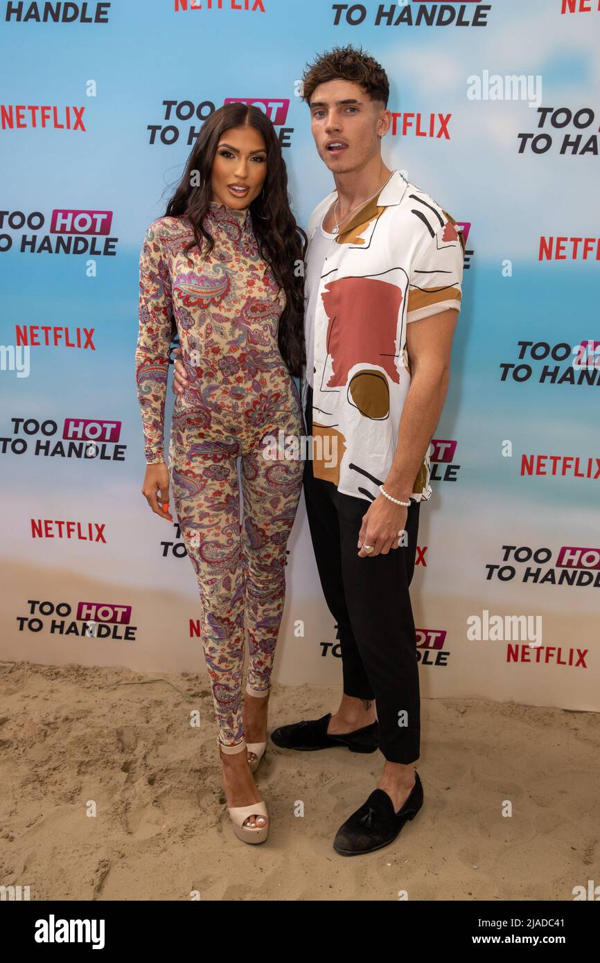 Gli ospiti partecipano a too Hot to Handle Season 2 Special Screening con: Emily Miller, Cam Holmes dove: Londra, Regno Unito quando: 23 giu 2021 Credit: Phil Lewis/WENN Foto Stock