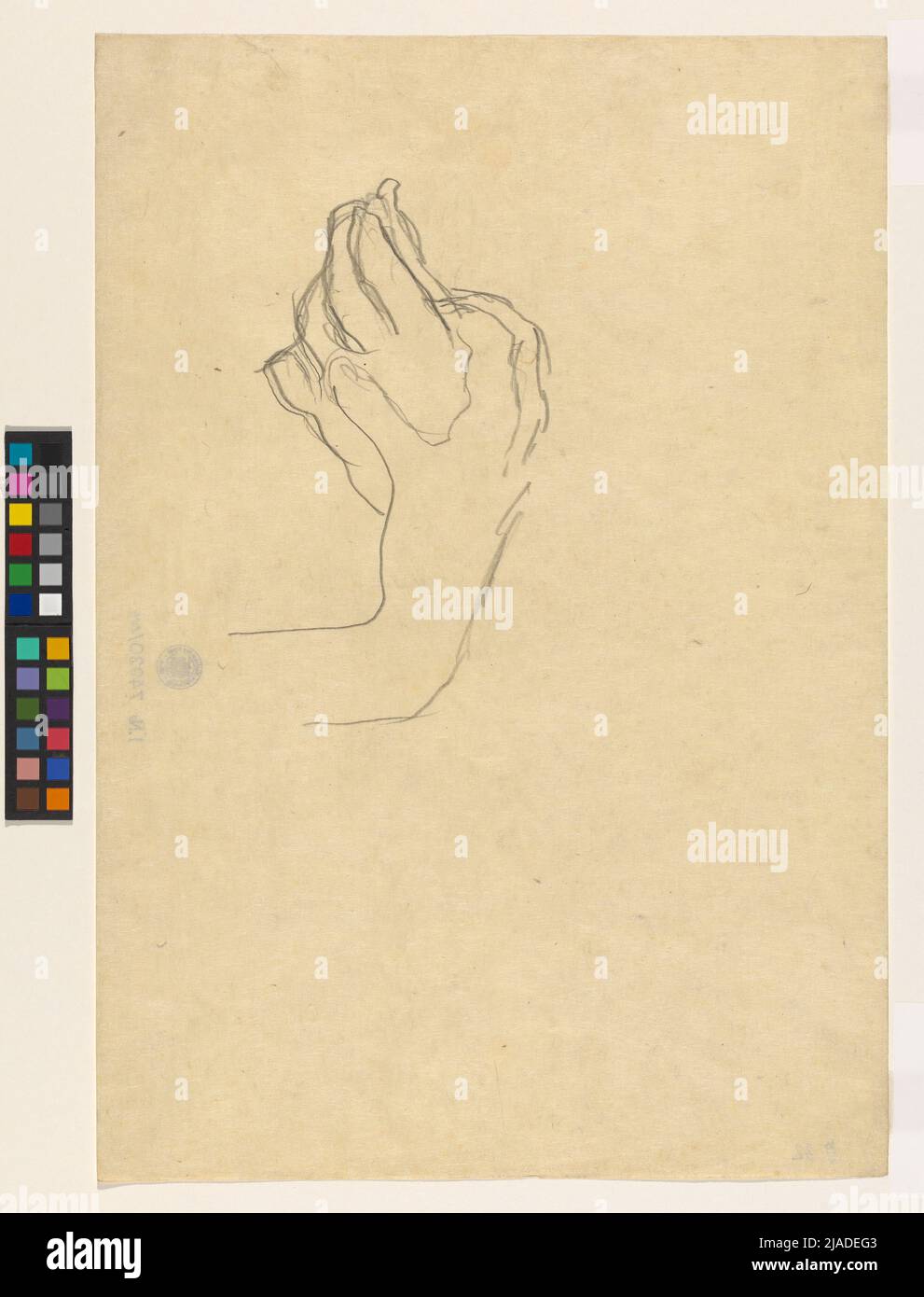 Handstudie. Gustav Klimt (1862-1918), artista Foto Stock