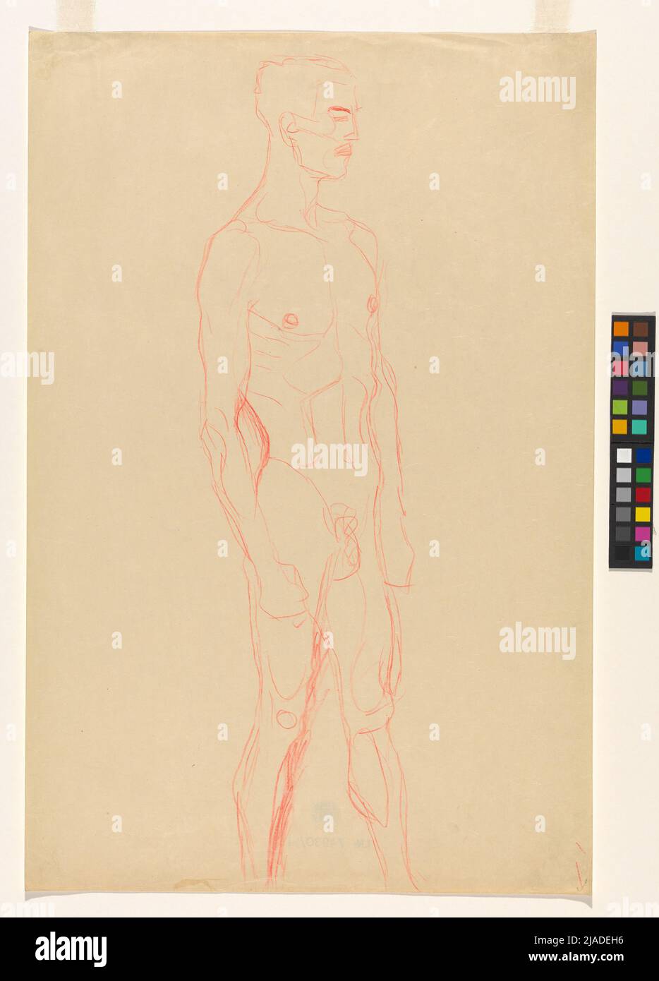 Studio di un atleta. Gustav Klimt (1862-1918), artista Foto Stock