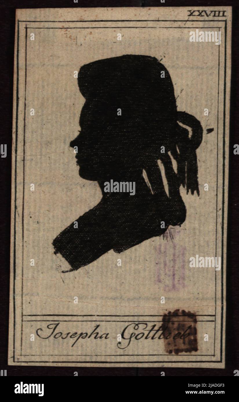 Maria Anna Josepha Gottlieb (1774-1856), attrice. Johann Hieronymus Delete Kohl (1753-1807), casa editrice Foto Stock