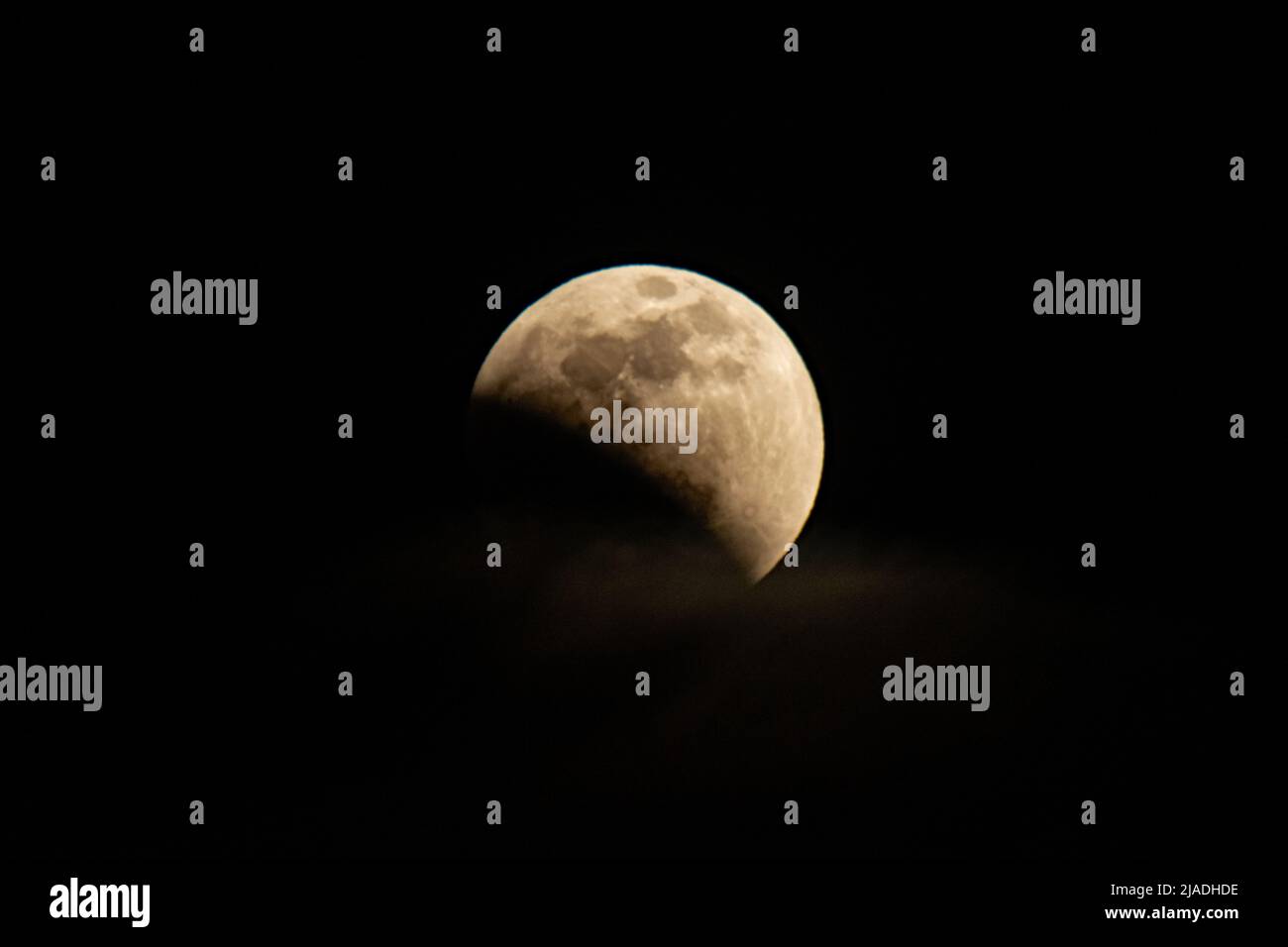 Eclissi lunare Foto Stock