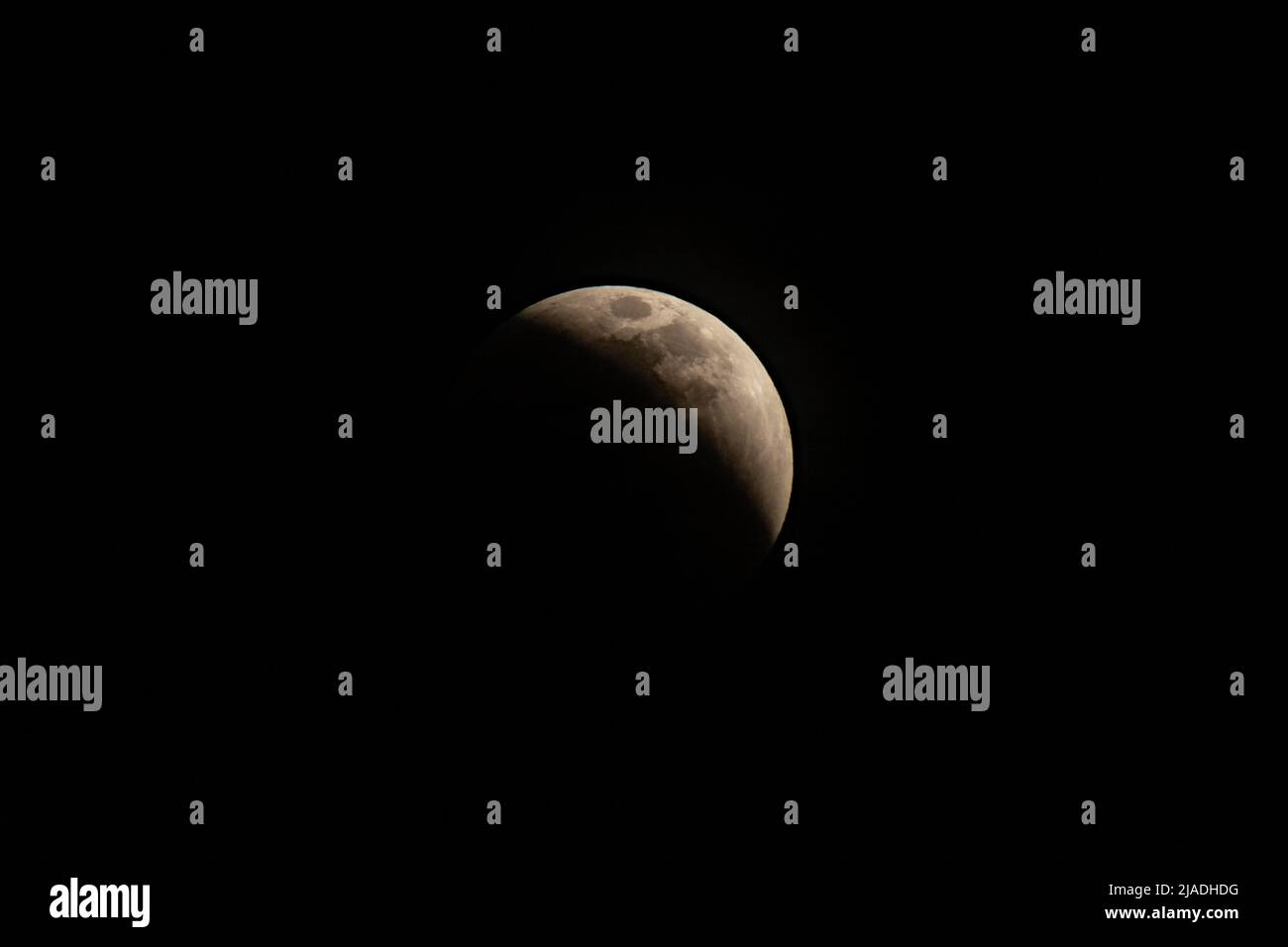 Eclissi lunare Foto Stock