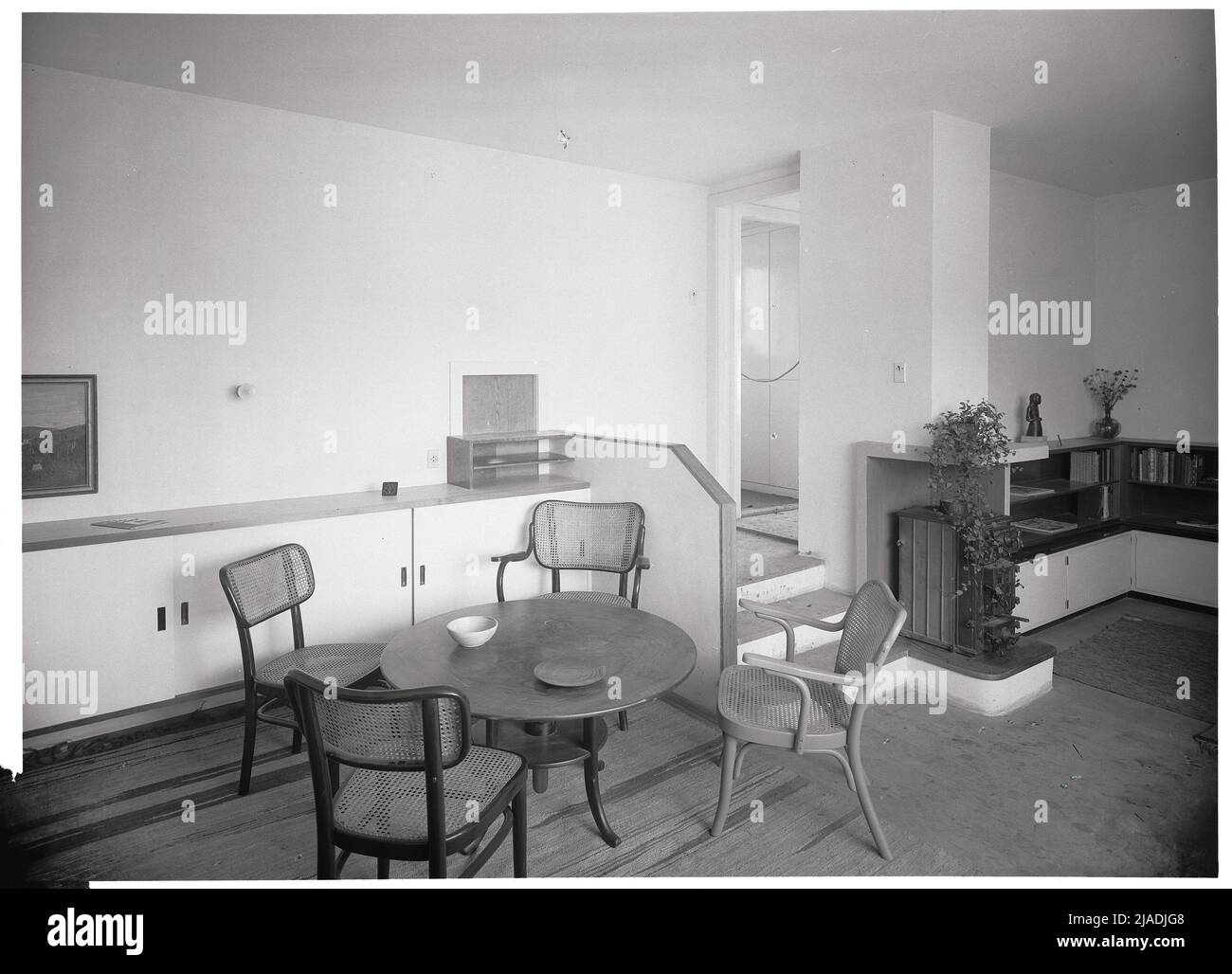 Werkbundsiedlung, Haus 46 (13th, Woinovichgasse 7), spazio abitativo. Martin Gerlach jun. (1879-1944), fotografo, Jacques Groag (1892-1962), architetto Foto Stock