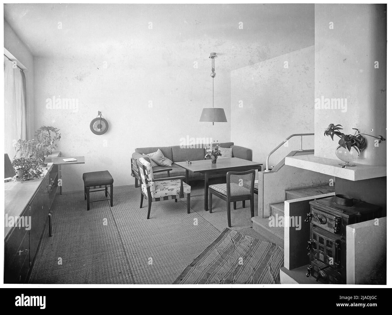 Werkbundsiedlung, Haus 46 (13th, Woinovichg. 7), spazio abitativo. Martin Gerlach jun. (1879-1944), fotografo, Jacques Groag (1892-1962), architetto Foto Stock