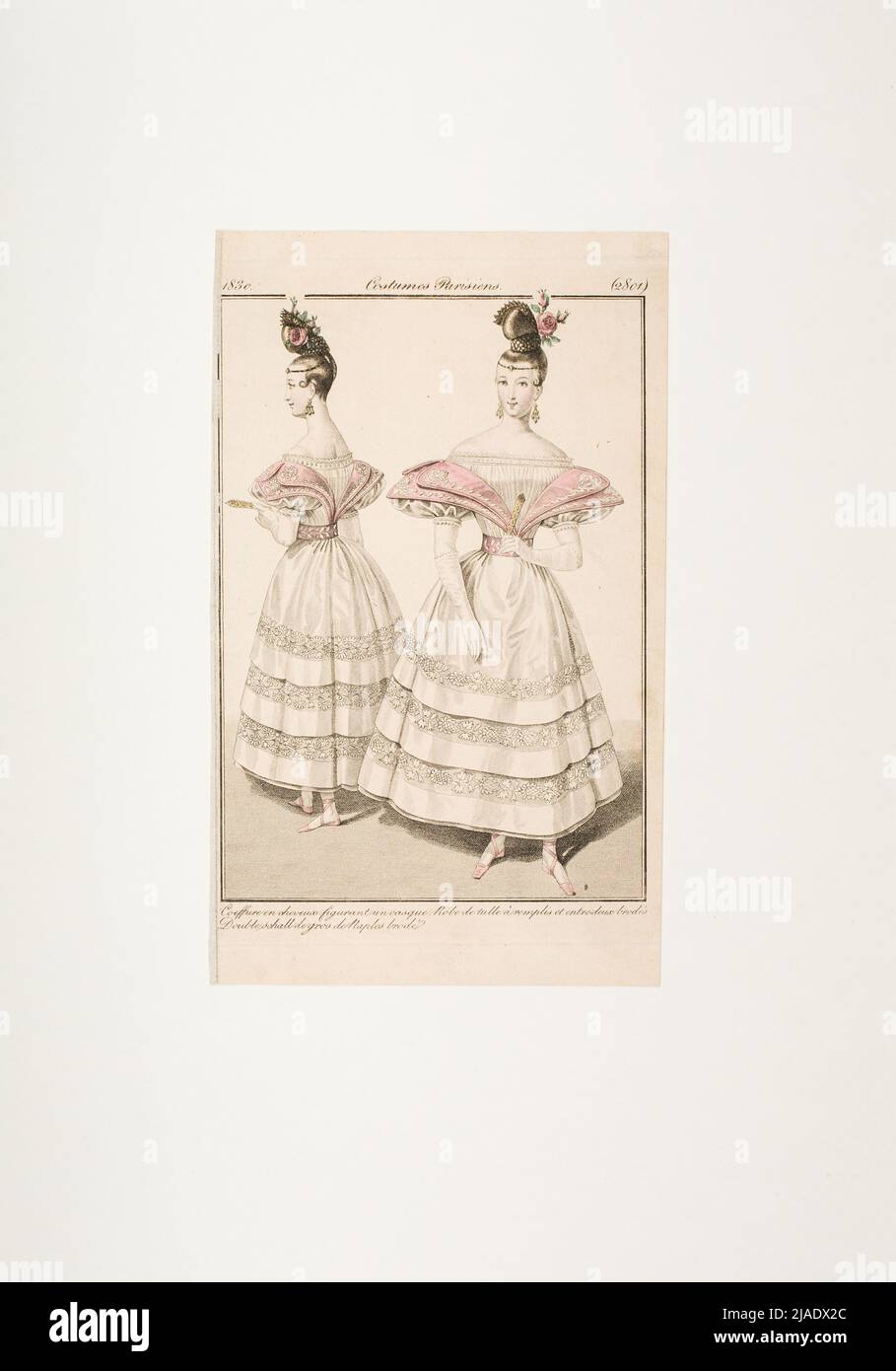 Immagine moda: Due figure, tulle abiti. Sconosciuto Foto Stock