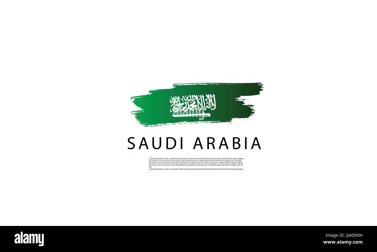 Design vettoriale del logo dell'Arabia Saudita Illustrazione Vettoriale